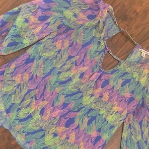 Multi color, flowy shirt